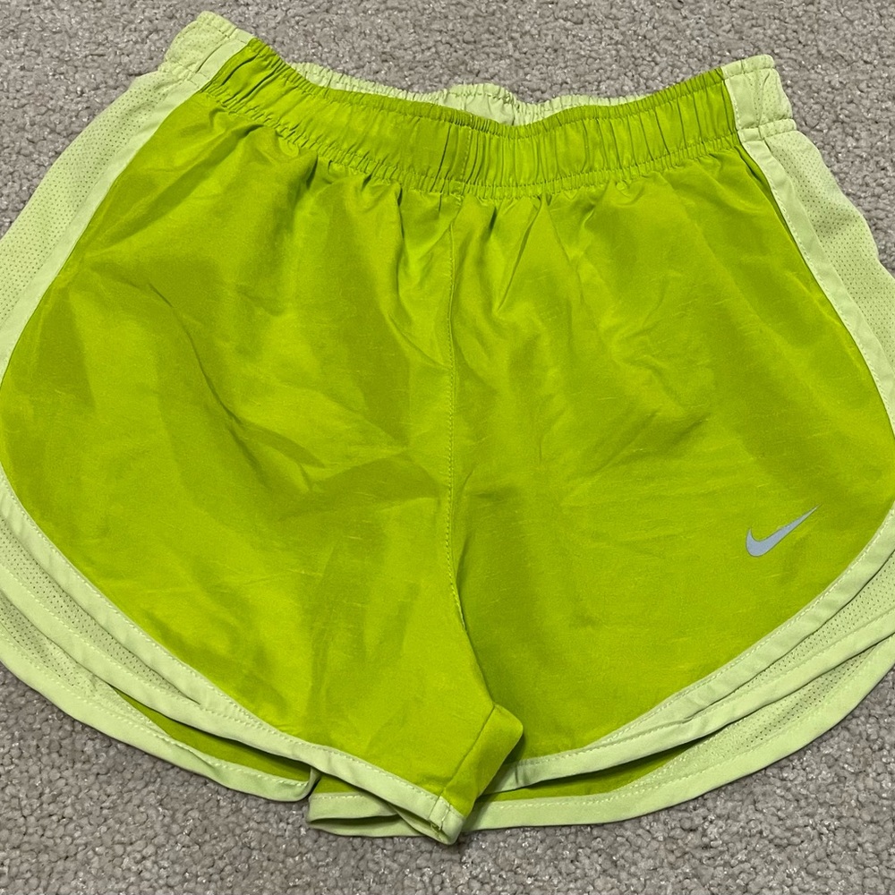 Nike Women's Bright Green Athletic Shorts